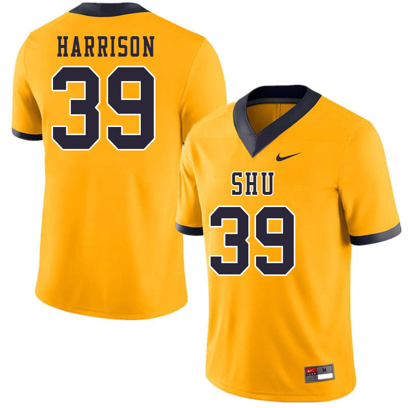 Men-Youth #39 Michael Harrison Siena Heights Saints 2023 College Football Jerseys Stitched Sale-Gold